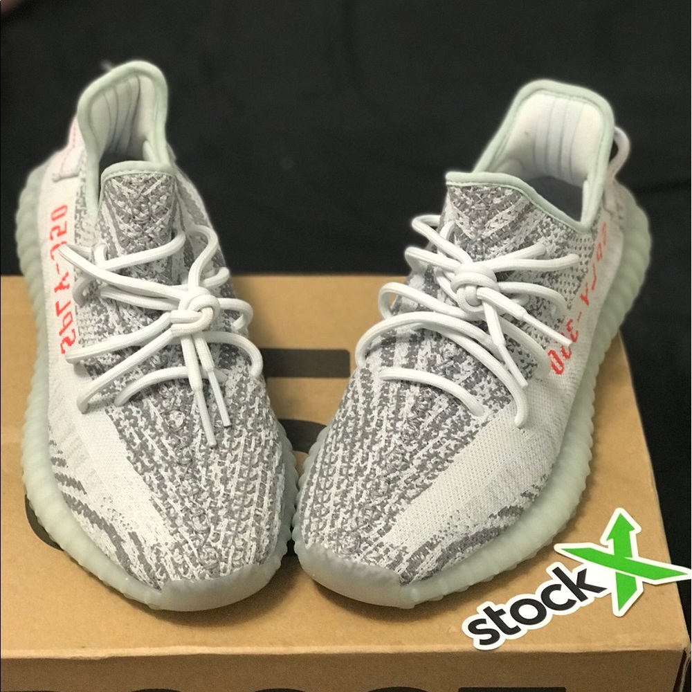 Yeezy 350 blue tint